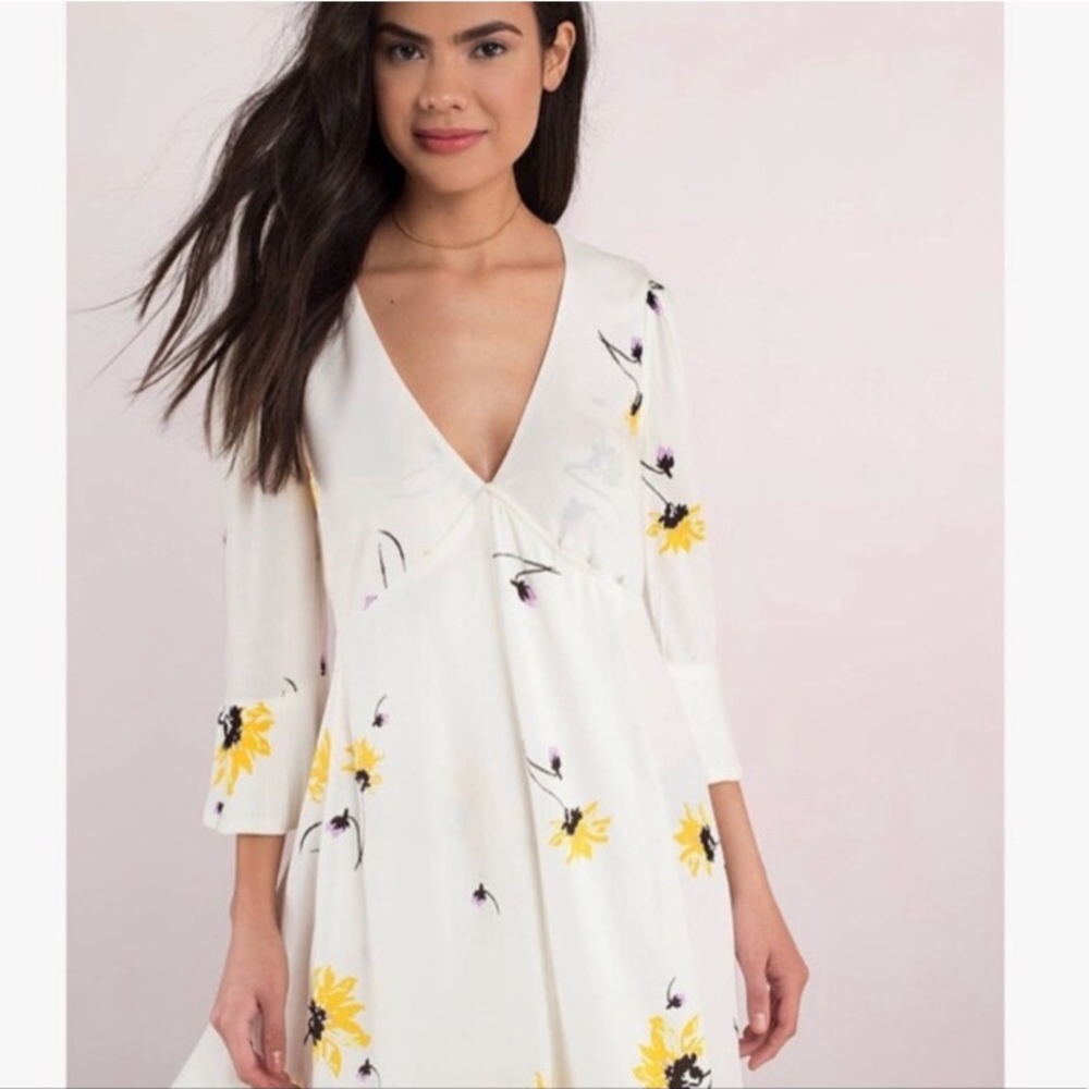FREE PEOPLE TIME ON MY SIDE FLORAL WRAP DRESS